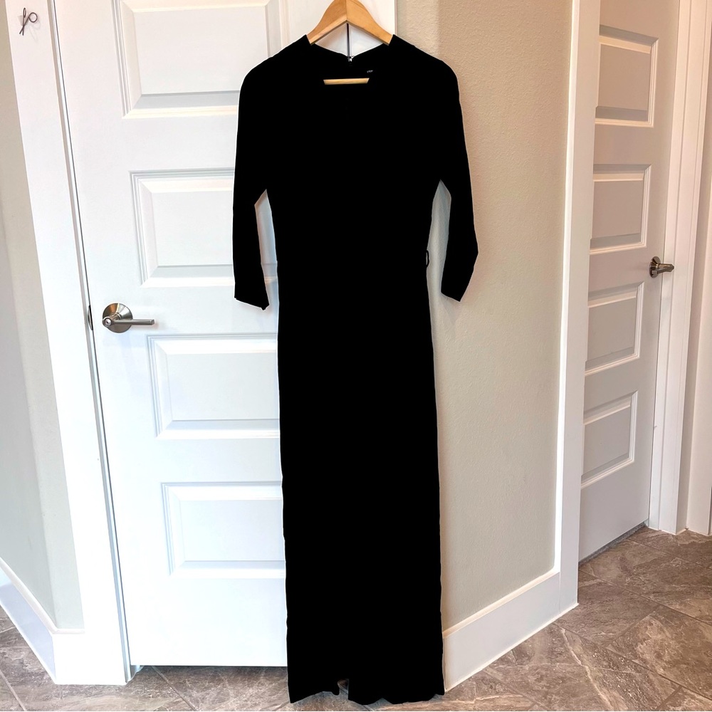 Uterqüe black jumpsuit, size XS